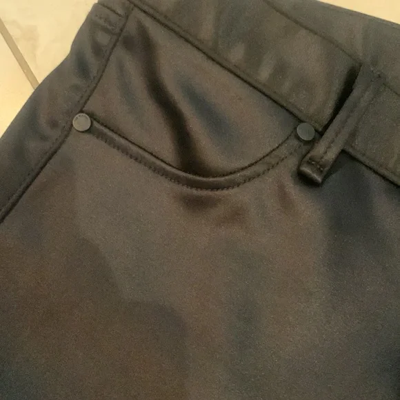 Rag & Bone black satin pants - Picture 4 of 7